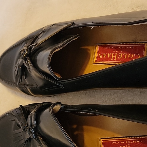 Cole Haan Black Leather Men's Loafers Size 9 1/2 D - Picture 8 of 8